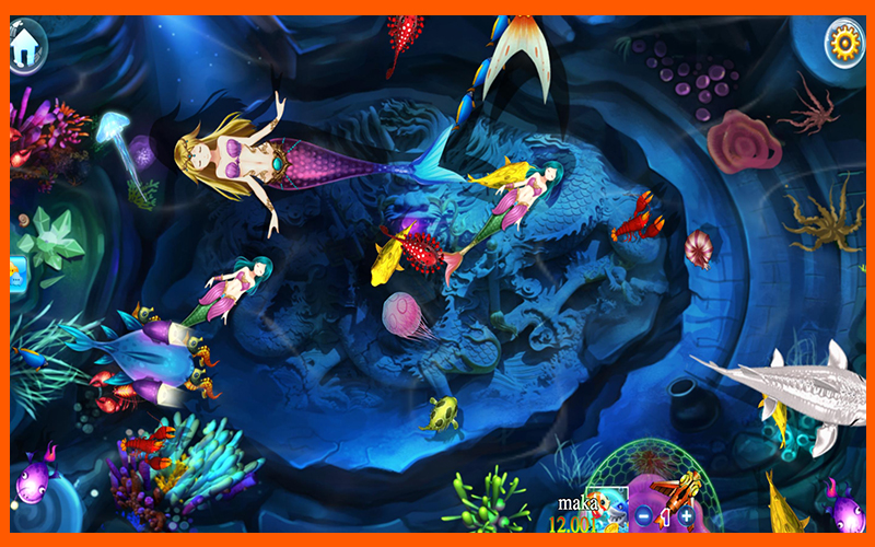 Hình ảnh đại dương trong game bắn cá BOT88 được xử lý sắc nét