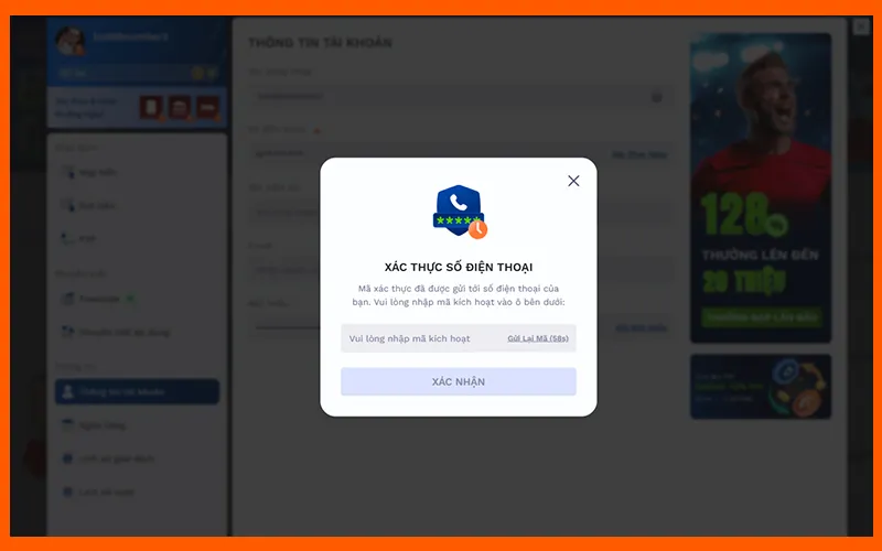 Bảo mật tài khoản BOT88 với OTP và mật khẩu an toànAlt: Bảo mật thông tin khi đăng nhập BOT88 bằng OTP và mật khẩu mạnh