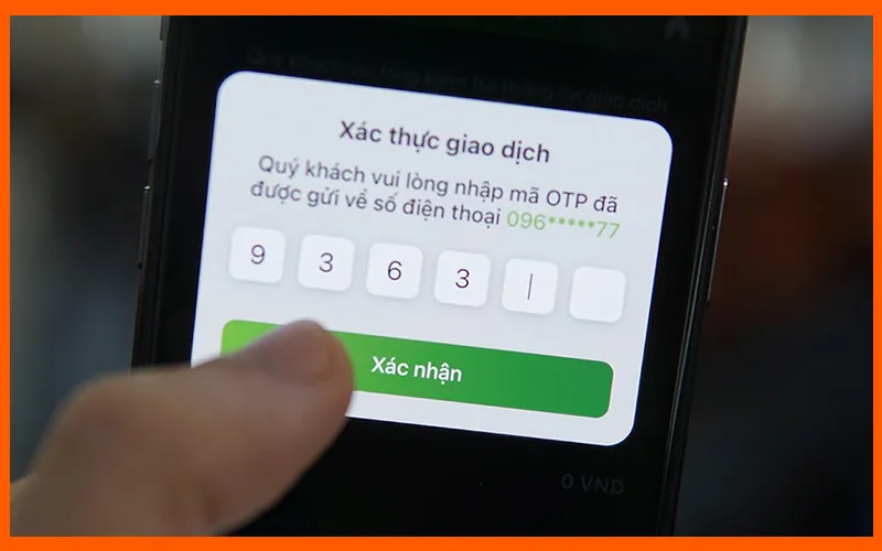 Nhập mã OTP để xác thực giao dịch trong hướng dẫn rút tiền BOT88Alt: Hướng dẫn rút tiền BOT88 bằng mã OTP xác minh