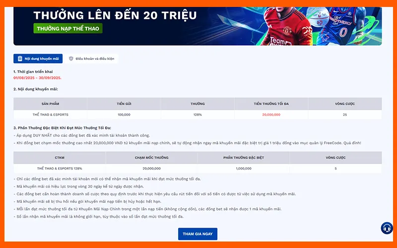 Truy cập mục khuyến mãi để theo dõi vòng cượcAlt: Giao diện kiểm tra vòng cược BOT88 trước khi thực hiện rút tiền 