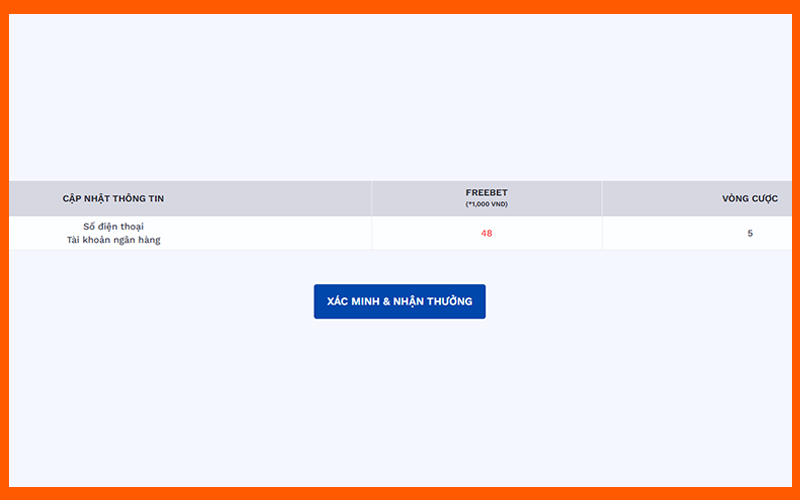 Quy định vòng cược trong khuyến mãi game đổi thưởng BOT88 48K
